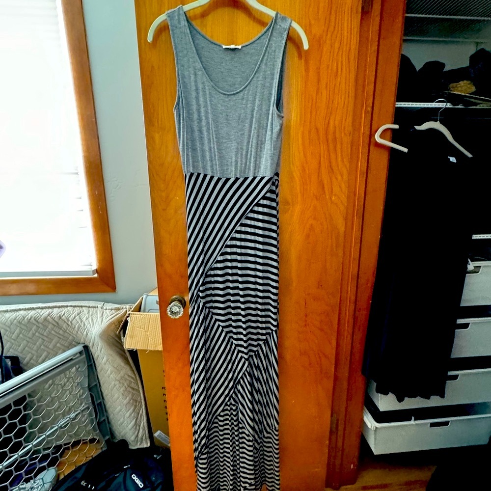 Geometric maxi dress